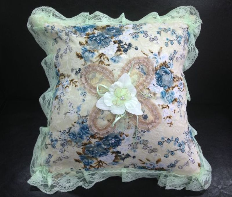 Декоративная подушка цветок арт.03