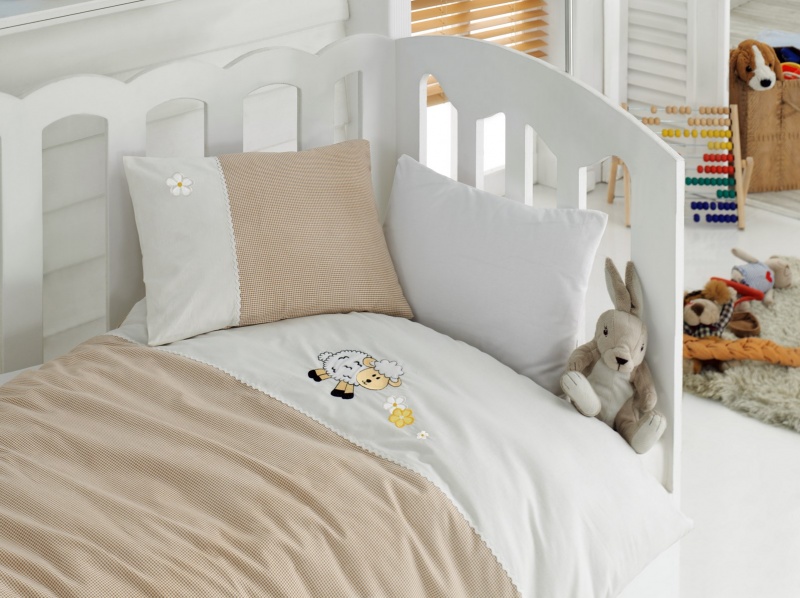 Комплект детского постельного белья Cotton Box с апликацией арт.09