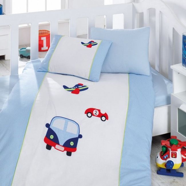 Комплект детского постельного белья Cotton Box с апликацией арт.04