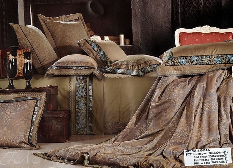 Комплект постельного белья Жаккард Версаль код.TJ300-5