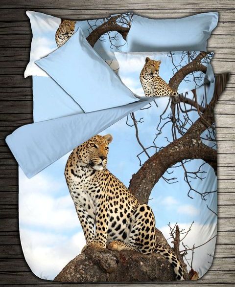 Комплект постельного белья Бамбук 3D Digital VS Safari арт.05
