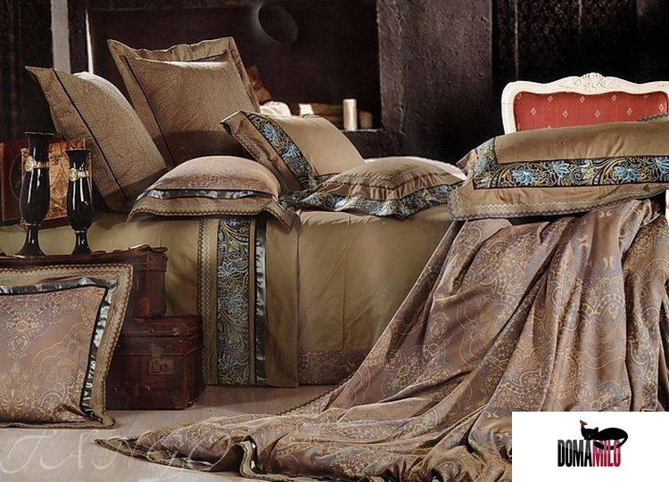 Комплект постельного белья Жаккард Версаль код.TJ300-5