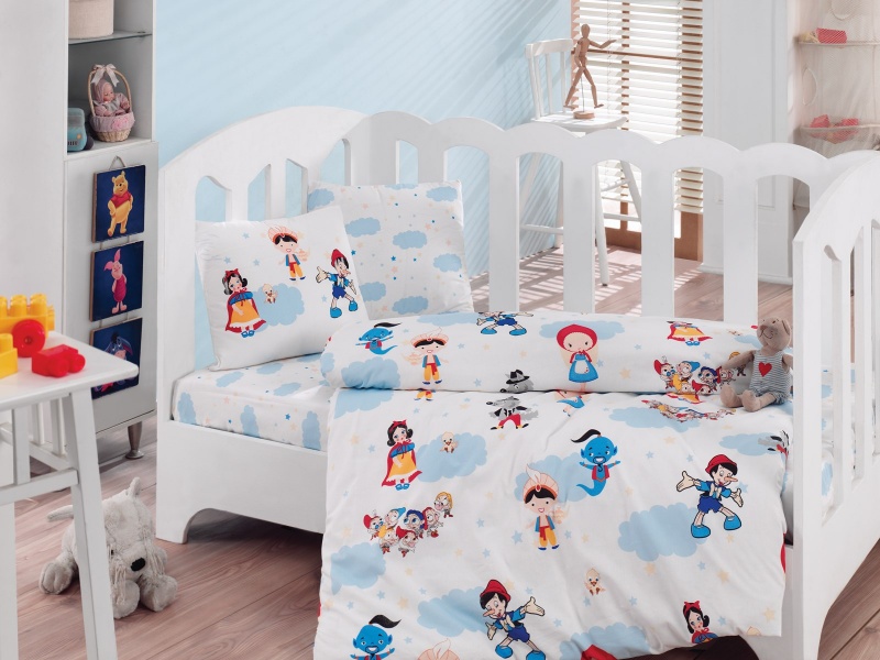 Комплект детского постельного белья Cotton Box Ясли печатный арт.35